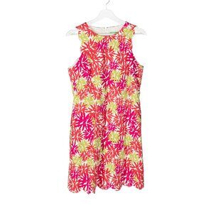 Cappagallo Floral Sheath Dress Size 8